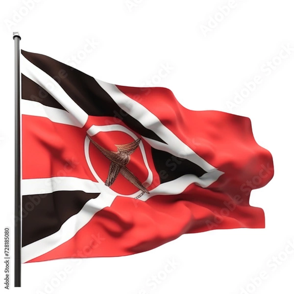 Fototapeta Tobago Flag PNG Cutout, Generative AI