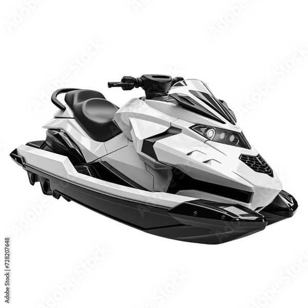 Obraz Jet Ski PNG Cutout, Generative AI