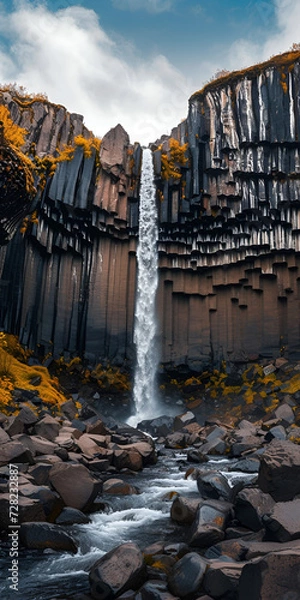 Obraz river in the mountains
