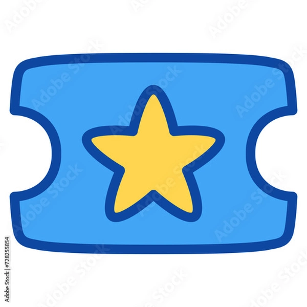 Obraz coupon two tone icon