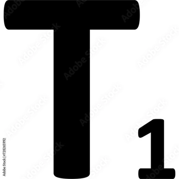 Fototapeta Subscript