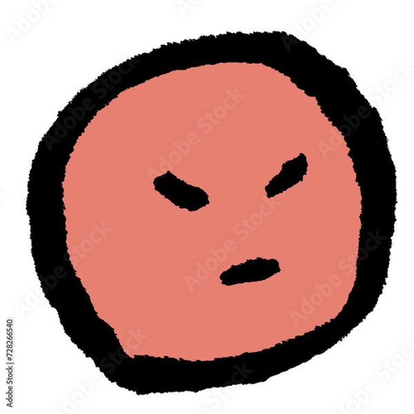 Fototapeta face expressions colored