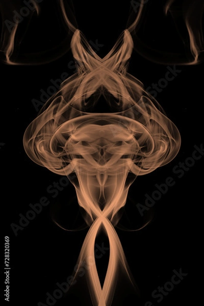 Fototapeta the art of dancer - abstract picture maked from smoke