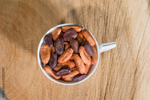 Fototapeta Cocoa beans