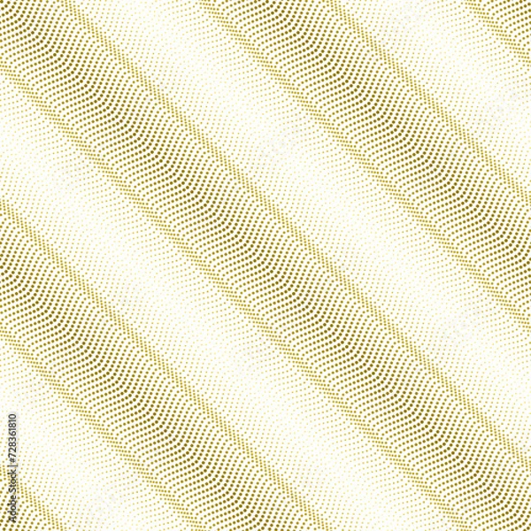 Fototapeta Vector seamless models. Composition of regularly repeated waves from dots, circles. Monochrome, simple.