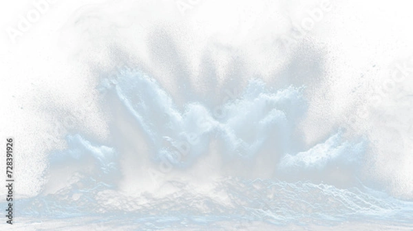 Fototapeta Cloud explosion vectet motion effect 8