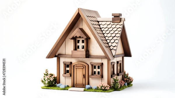 Obraz miniature house made from wood
