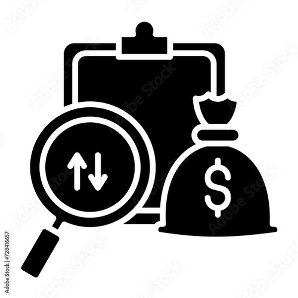 Fototapeta Net Present Value Icon