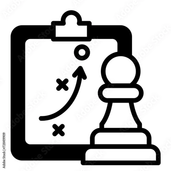 Fototapeta Strategy Icon