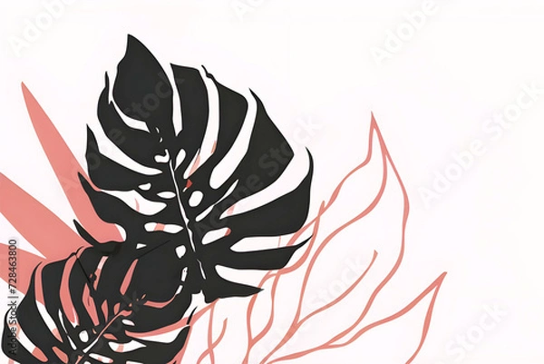 Obraz Abstract design of tropical plants