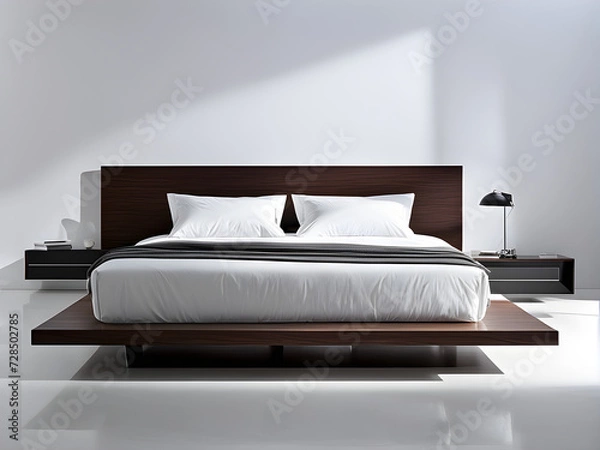 Obraz bedroom with bed