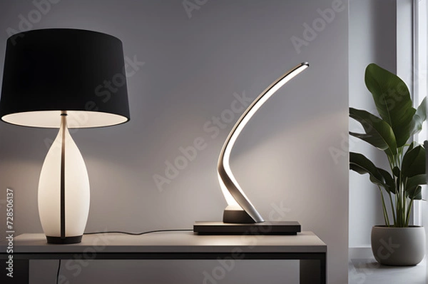 Obraz lamp on the table