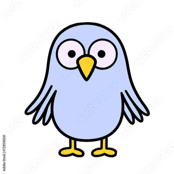 Obraz bird cartoon isolated
