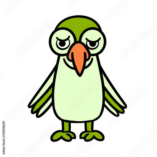 Obraz bird cartoon isolated
