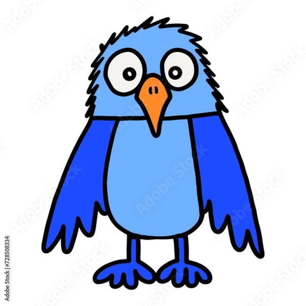 Obraz bird cartoon isolated