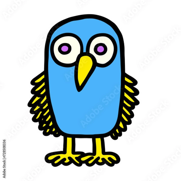 Obraz bird cartoon isolated