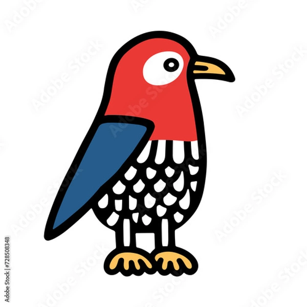 Obraz bird cartoon isolated