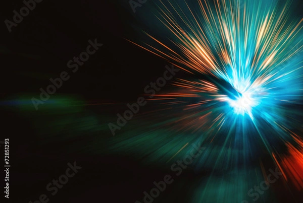 Fototapeta Welding with sparks