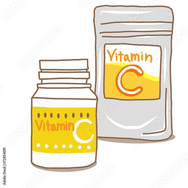 Fototapeta ビタミンCサプリメントセット
