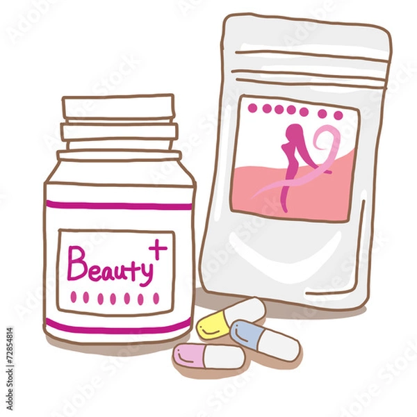 Fototapeta 美容サプリメントセット