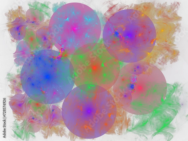 Obraz creative abstraction composition