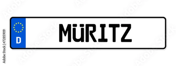 Obraz kennzeichen müritz