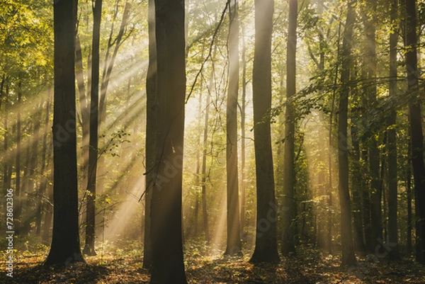 Obraz promienie slońca
