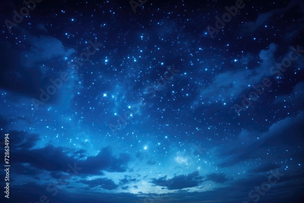 Obraz Starry Azure Night