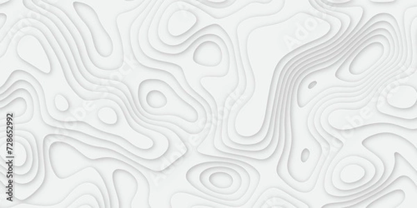 Fototapeta Cut out paper design style abstract background. Papercut background for presentation, cover, banner, website template. Vector illustration