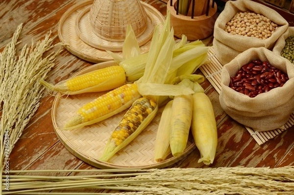 Fototapeta corns