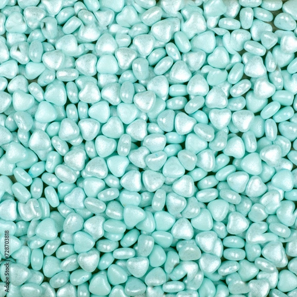 Fototapeta Colorful and bright cake decorations, in powder and granule form, can also be used as a colorful background.