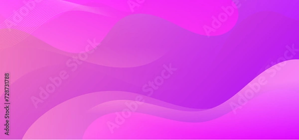 Fototapeta Abstract pink background with waves
