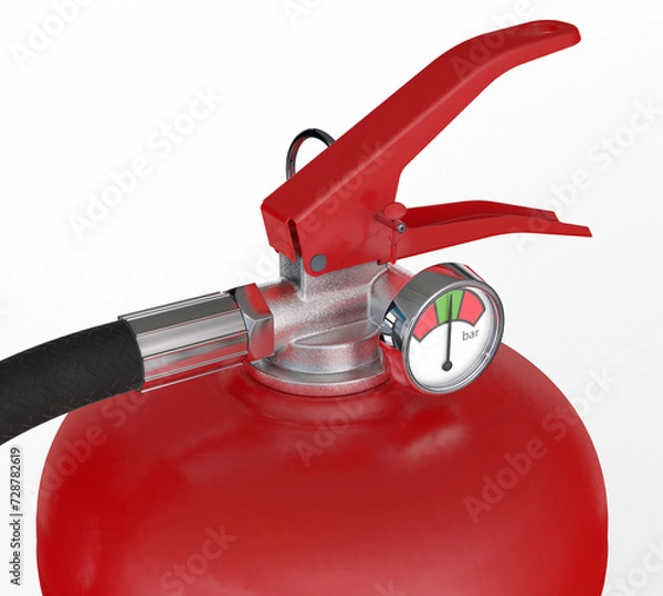 Fototapeta Fire Extinguisher 3d Model