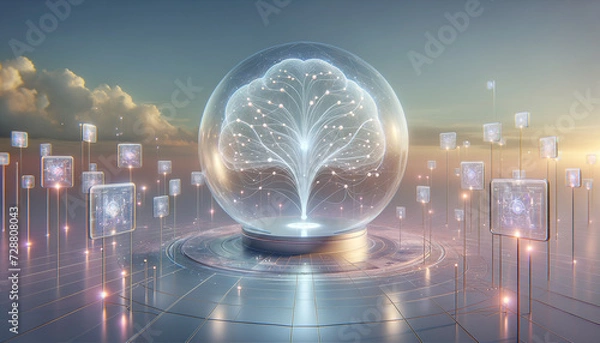 Obraz Tranquil Learning: Illuminated Threads of Semi-Supervised Education