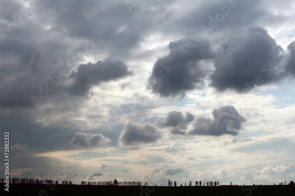 Obraz cumulus clouds
