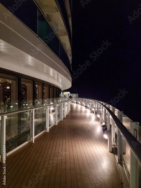 Obraz station at night