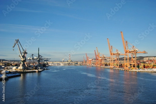 Fototapeta Gdynia shipyard