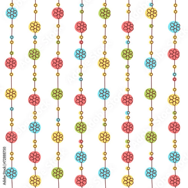 Fototapeta Pattern Flowers