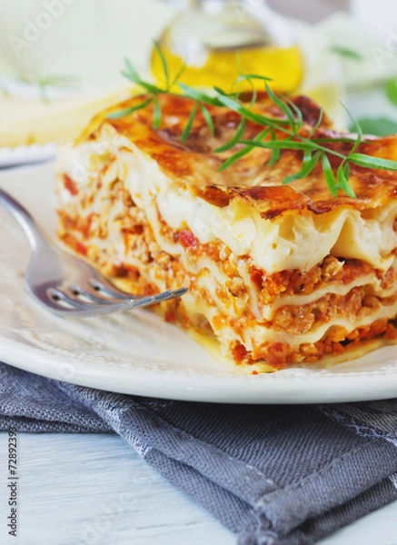 Fototapeta lasagna