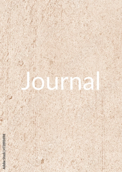 Fototapeta 石の質感の日記カバー