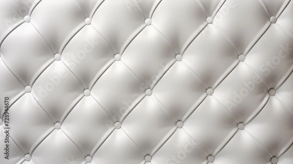 Obraz white retro vintage tufted sofa upholstery texture background