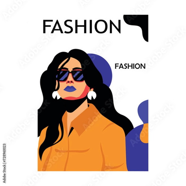 Obraz model with vector