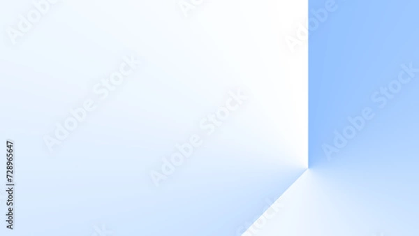 Fototapeta Simple Silver Blue Gradient Background. Copy Space Area. Minimalist Abstract Gradient Wallpaper. 4th Variant