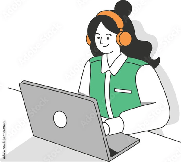 Obraz Digitech School Illustration