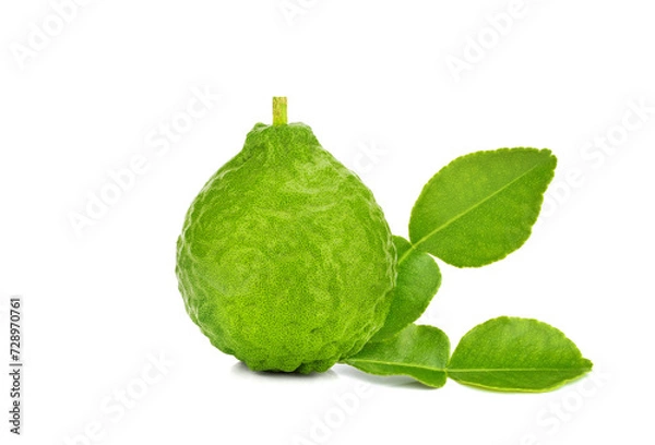 Obraz Bergamot fruit isolated on white background