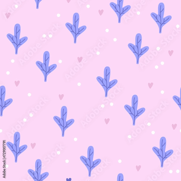 Obraz Spring pattern with branches. Printing on fabric and paper is possible.