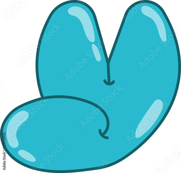 Obraz Bubble Graffiti Alphabet