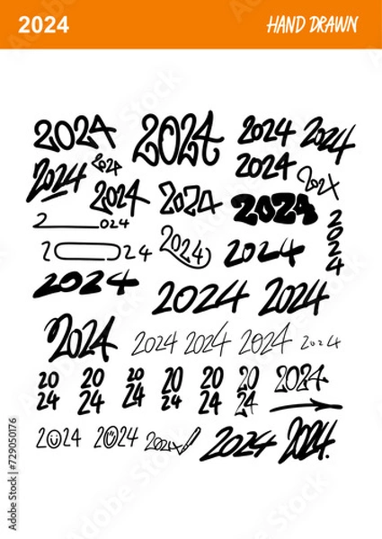 Obraz 2024 handdrawn