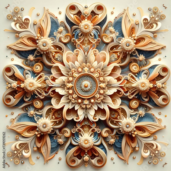 Obraz floral patterns to inspire a unique and captivating decoration