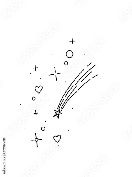 Fototapeta vector illustration design stars